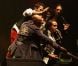 La troupe de 1789 sur la scène de l'Olympia pendant le concert caritatif Leurs Voix pour l'Espoir. Paris, le 15 septembre 2012.