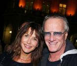 Sophie Marceau et Christophe Lambert lors de la première de la pièce Comme s'il en pleuvait à Paris le 17 septembre 2012