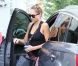 Jessica Alba arrive à son cours de Pilates à West Hollywood le 19 septembre 2012