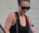Jessica Alba sort de son cours de Pilates à L.A. le 18 septembre 2012