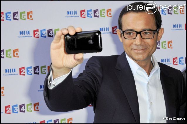Jean-Luc Delarue lors de la rentrée de France Télévisions en septembre 2010
