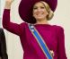 La princesse Maxima et le prince Willem-Alexander saluent la foule depuis le balcon du palais Noordeinde. La famille royale des Pays-Bas le 18 septembre 2012 lors du Prinsjesdag, jour annuel d'inauguration solennelle de la nouvelle année parlementaire.