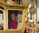 L'arrivée de la princesse Maxima. La famille royale des Pays-Bas le 18 septembre 2012 lors du Prinsjesdag, jour annuel d'inauguration solennelle de la nouvelle année parlementaire.