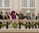 La reine et sa famille ont salué la foule depuis le balcon du palais Noordeinde, à La Haye. La famille royale des Pays-Bas le 18 septembre 2012 lors du Prinsjesdag, jour annuel d'inauguration solennelle de la nouvelle année parlementaire.
