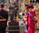L'arrivée de la reine Beatrix au Binnenhof... La famille royale des Pays-Bas le 18 septembre 2012 lors du Prinsjesdag, jour annuel d'inauguration solennelle de la nouvelle année parlementaire.