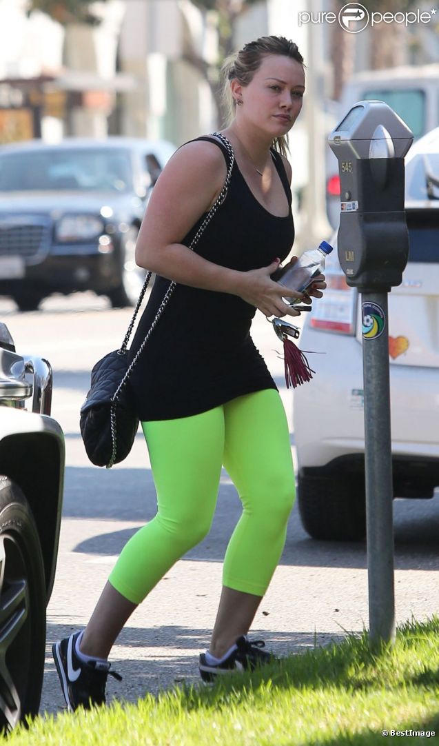 Hilary Duff va à son cours de sport à Los Angeles le 24 septembre 2012