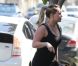 Radieuse et déterminée, Hilary Duff va à son cours de sport à Los Angeles le 24 septembre 2012