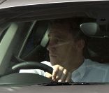 John Terry quitte les locaux de la Fédération Anglaise à Wembley à Londres le 27 septembre 2012