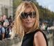 Clotilde Courau arrive à l'Hôtel National des Invalides pour assister au défilé prêt-à-porter Christian Dior printemps-été 2013. Paris, le 28 septembre 2012.