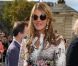 Anna Dello Russo arrive à l'Hôtel National des Invalides pour assister au défilé prêt-à-porter Christian Dior printemps-été 2013. Paris, le 28 septembre 2012.