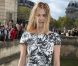 Marie-Josée Croze arrive à l'Hôtel National des Invalides pour assister au défilé prêt-à-porter Christian Dior printemps-été 2013. Paris, le 28 septembre 2012.