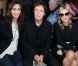 Nancy Shevell, son époux Sir Paul McCartney et Kate Moss assistent au défilé Stella McCartney printemps-été 2013 à l'Opéra Garnier. Paris, le 1er octobre 2012.