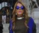 Anna Dello Russo arrive à l'Opéra Garnier pour assister au défilé Stella McCartney printemps-été 2013. Paris, le 1er octobre 2012.