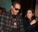 JoeyStarr et Virginie Ledoyen au premier rang du défilé Paul &amp; Joe printemps-été 2013 au Pavillon Cambon. Paris, le 2 octobre 2012.