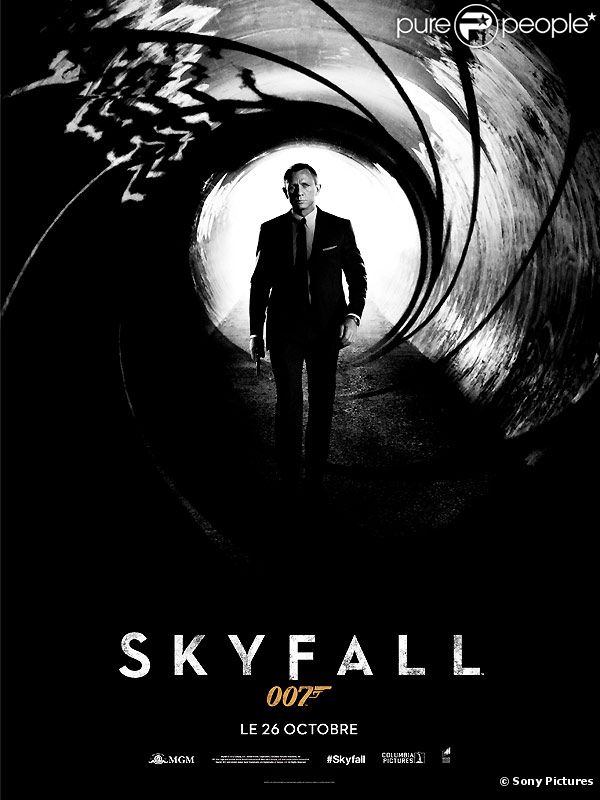 Affiche de Skyfall, en salles le 26 octobre 2012
