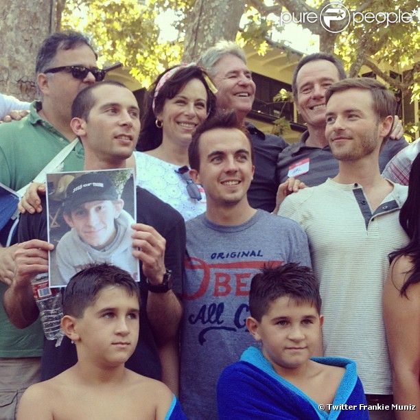 Les acteurs de la série  Malcolm , le 18 septembre 2012.