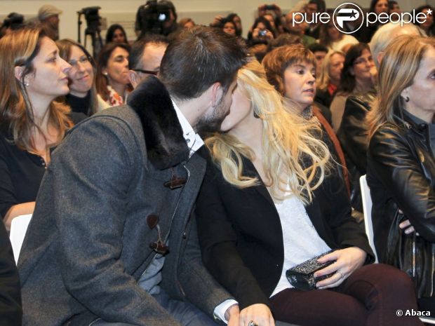 Shakira et Gerard Piqué en novembre 2011 à Barcelone.