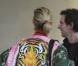 Johnny Hallyday et Laeticia à leur arrivée à l'aéroport de Paris Charles-de-Gaulle, le 9 octobre 2012.