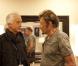 EXCLU : Johnny Hallyday et Jimmy Page dans les coulisses du Beacon Theatre, à New York, le 7 octobre 2012.