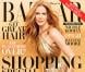 Nicole Kidman photographiée par Terry Richardson, porte une robe dorée Emilio Pucci et un bracelet Cartier en couverture du magazine Harper's Bazaar de novembre 2012.