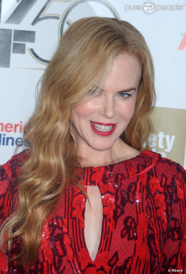 Nicole Kidman, honorée lors du gala de la Film Society of Lincoln Center à New York, le 3 octobre 2012.