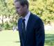 Le prince William le 10 octobre 2012 aux obsèques de son ancienne nounou, Olga Powell, au cimetière de Parndon Wood, à Harlow, dans l'Essex (nord-est de Londres).