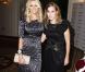 La princesse Beatrice d'York quittant avec Tess Daly la soirée caritative Maggie's Autumn au Mandarin Imperial de hyde Park, à Londres, le 9 octobre 2012.