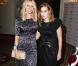 La princesse Beatrice d'York quittant avec Tess Daly la soirée caritative Maggie's Autumn au Mandarin Imperial de hyde Park, à Londres, le 9 octobre 2012.