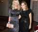 La princesse Beatrice d'York quittant avec Tess Daly la soirée caritative Maggie's Autumn au Mandarin Imperial de hyde Park, à Londres, le 9 octobre 2012.