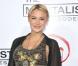 Samaire Armstrong, enceinte, lors de la soirée célébrant le 100e épisode de la série Mentalist, à Los Angeles, le 13 octobre 2012