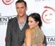 Owain Yeoman et sa compagne lors de la soirée célébrant le 100e épisode de la série Mentalist, à Los Angeles, le 13 octobre 2012