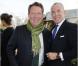 Michel Ade, PDG Montblanc France et Jean-Claude Jitrois au déjeuner Montblanc pour la présentation de la collection L'Aubrac à Paris le 16 octobre 2012.