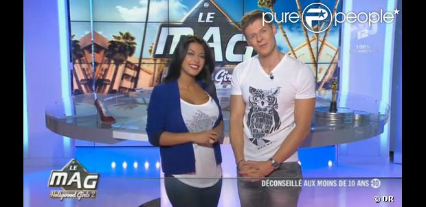 Les débuts d'animatrice d'Ayem dans Hollywood Girls 2 - Le Mag le mercredi 17 octobre 2012 sur NRJ12