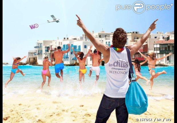 Les Ch'tis de W9 s'envolent à Mykonos