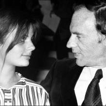 Jean-Louis Trintignant avec sa fille Marie en 1980