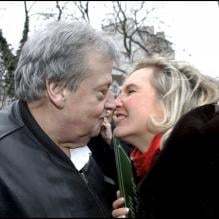 <p>Guy Carlier et Joséphine à Paris, le 16 décembre 2010.</p>