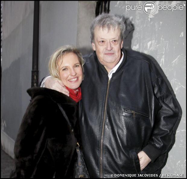 Guy Carlier et Joséphine Dard à Paris, le 16 décembre 2010.