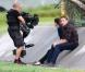  Ryan Gosling et Rooney Mara sur le plateau du film encore sans titre de Terrence Malick, à Austin, Texas. Septembre 2012. 