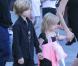 Angelina Jolie emmène trois de ses enfants faire du shopping pour Halloween le 28 octobre 2012 à Sherman Oaks en Californie dans le magasin Party City