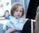 Angelina Jolie emmène trois de ses enfants faire du shopping pour Halloween le 28 octobre 2012 à Sherman Oaks en Californie dans le magasin Party City