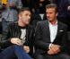 David Beckham et Robbie Keane assistent à un match de basket des Lakers, à Los Angeles, le 30 octobre 2012
