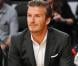 David Beckham assiste à un match de basket des Lakers, à Los Angeles, le 30 octobre 2012