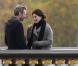 Delphine Chanéac et Chris Vance se sont beaucoup amusés lors d'une journée shooting à Paris.