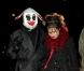 Tim Burton et Helena Bonham Carter à la soirée Halloween de Jonathan Ross à Londres, le 31 octobre 2012.