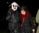 Tim Burton et Helena Bonham Carter à la soirée Halloween de Jonathan Ross à Londres, le 31 octobre 2012.