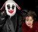 Tim Burton et Helena Bonham Carter à la soirée Halloween de Jonathan Ross à Londres, le 31 octobre 2012.