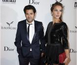 Mélissa Theuriau et Jamel Debbouze en septembre 2012 à Paris