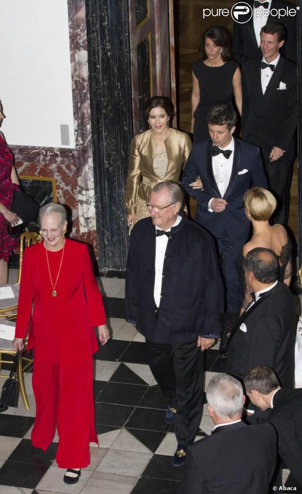 La famille royale de Danemark donnait le 6 novembre 2012 au palais de Fredensborg les traditionnels concert et réception annuels en l'honneur de la vie entrepreneuriale du pays.