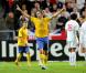 Zlatan Ibrahimovic, auteur d'une partie mémorable face à l'Angleterre à la Friends Arena de Solna en inscrivant un quadruplé dont un retourné accrobatique des 30 mètres en fin de match le 14 novembre 2012