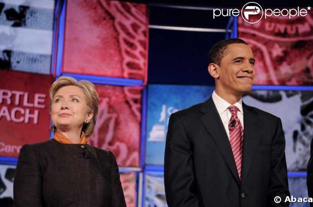 Hillary Clinton et Barack Obama